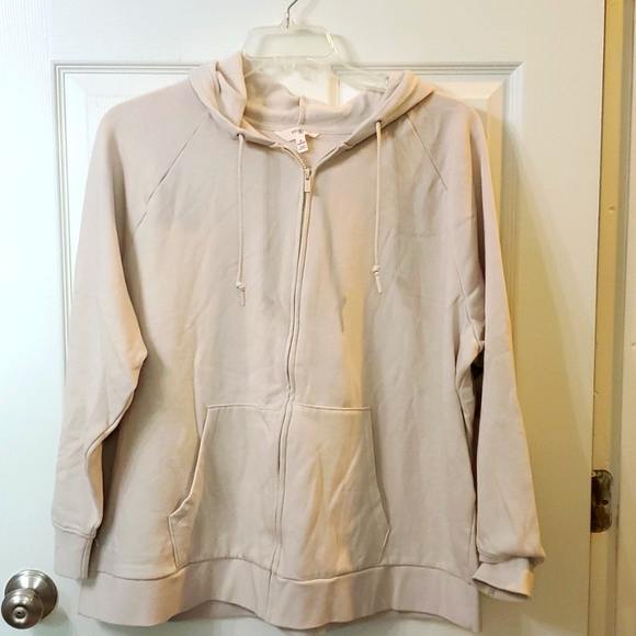 Terra and Sky Plus Zip Hoodie  Fleece Jacket 2x - Picture 1 of 4